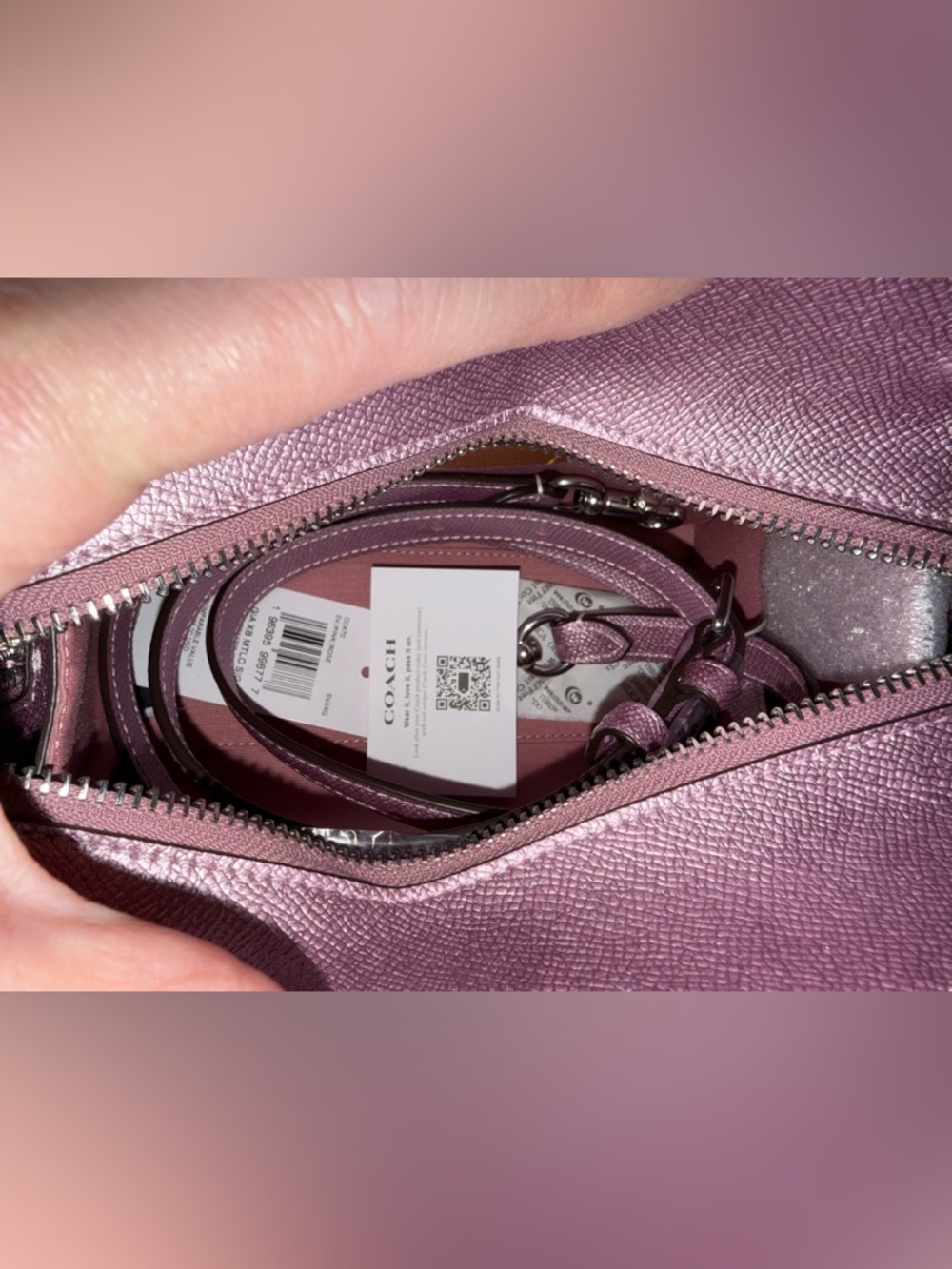 Coach Pink Signature Crossbody Bag - Picture 12 of 12
